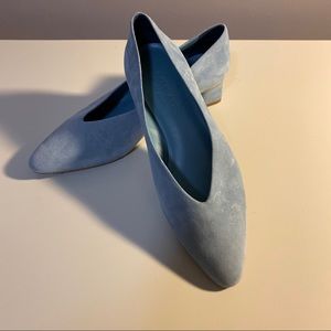 Everlane V Suede Heel